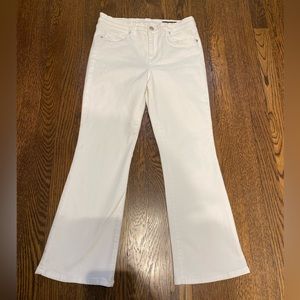 BlankNYC Varick Kick Flare Cropped Jeans